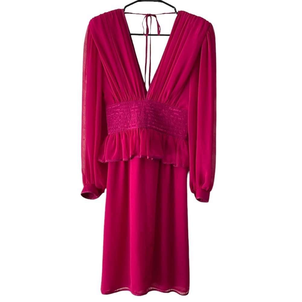 Wayne Clark fuchsia vintage 80’s dress